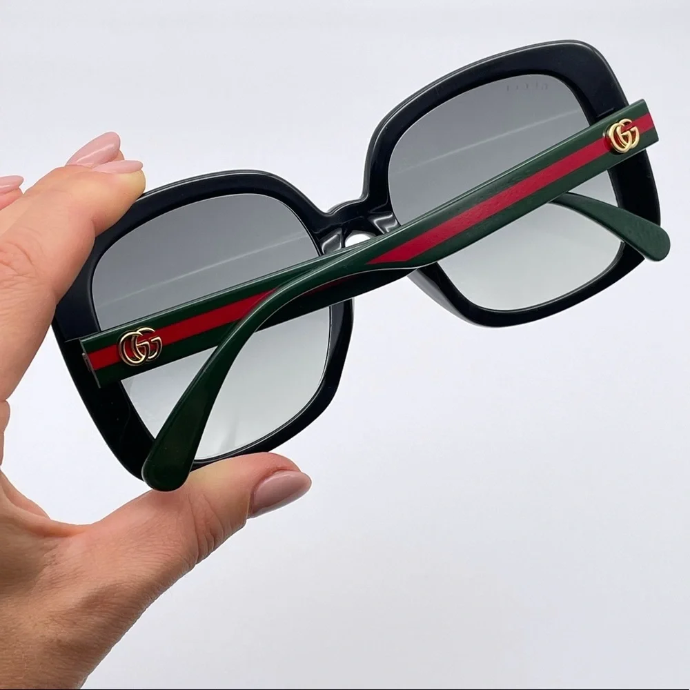 BRAND NEW GUCCI GG0714SA 001 Square Women Sunglasses - Picture 6 of 13